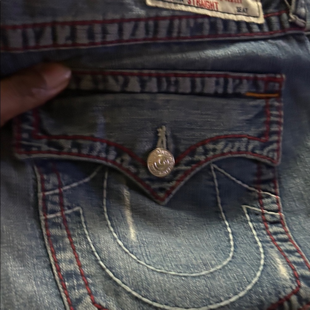 True Religion Indigo Straight Men's Jeans
